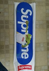 Supreme x Kermit the Frog Skateboard Blue box logo deck