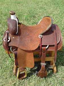 17" Spur Saddlery Ranch Roping Saddle (Roper) Made in Texas