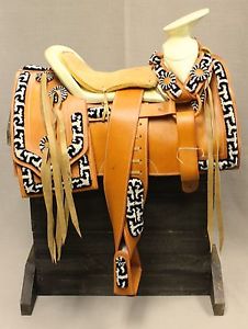 15" CHARRO MEXICAN SADDLE MONTURA CHARRA DE VENTA FREE SHIPPING