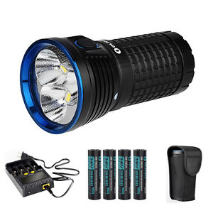 Rechargeable LED Flashlight OLIGHT X7 9000LM 3* CREE XHP70 Torch + 18650 Battery