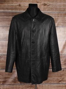 Hugo Boss étiquette noire Chadwick-N Hommes Veste Cuir Sz 58/UK48, Véritable