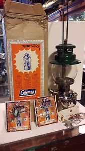 Vintage Coleman Lantern Model 242B ORIGINAL BOX w/original tools  8/1955