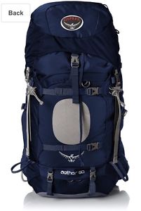 Osprey Men's Aether 60 Backpack Medium Midnight Blue