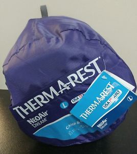 NEW ThermaRest NeoAir Dream Ultra Comfort Compact Sleeping Pad Mattress - Large