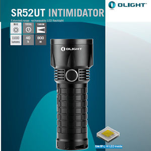 Olight SR52UT CREE XP-L HI 1100LM Rechargeable LED Flashlight 800M
