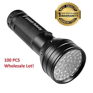{Wholesale Lot} 100 PCS - UV 51 LED Flashlight - Black Light For Stain Detection