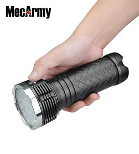 PT80 9600 Lumen CREE XP-G2 S4 LED Flashlight powered by  4 X 18650, MecArmy