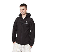HQ Powerkites Veste Softschell Powel XL noir Thermoplastique Polyuréthane Dintex