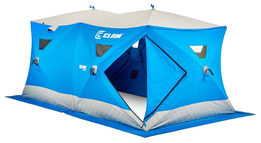 Clam Outdoors 10136 Big Foot XL6000T Garage Ice Fishing Shelter (6-8 person)