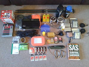 Camping Equipment Joblot 1 - UNUSED - EMERGENCY EQUIPMENT - SURVIVAL - BUSHCRAFT