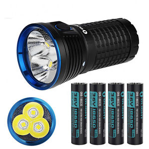 Olight X7 Marauder 9000Lm 6 Modes 3xCree LED Flashlight w/ HDC3500mah battery *4