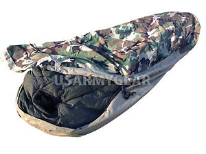Extreme Cold Weather Military Army SUBZERO Sleeping Bag + Bivy Cover Waterproof