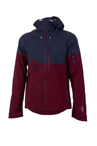 Maloja Giacca da esterno Giacca funzionale Montaggio HoodM. rosso-blu Anti vento
