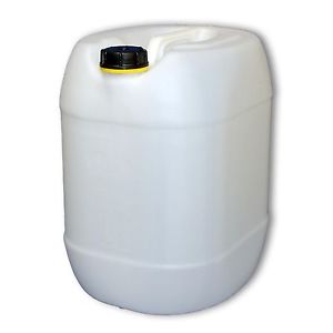 Bidon plastique 30 L, DIN 61 naturel, HDPE, fabriqué en Allemagne (22001)