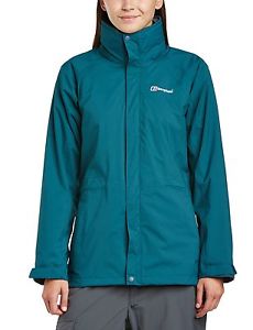 Berghaus Women's Calisto Long 3 in 1 Jacket Deep Teal-Deep Teal Size 16
