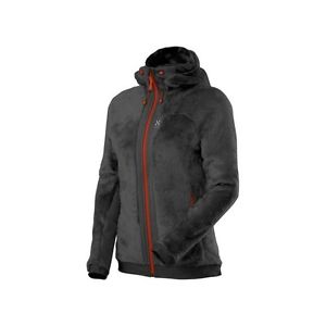 Haglöfs Sector Q Hood für Damen, Gr. XS, Highloft-Fleecejacke mit Kapuze