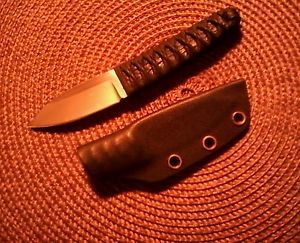 Custom Neckknife Lucas Burnley D2 Stahl