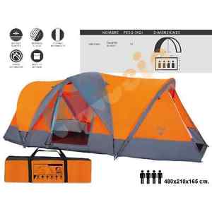 Tienda campaña 4 personas traverse 480 x 210 x 165 cm