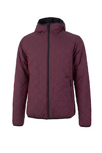 Maloja Veste pour l'extérieur réversible à capuche HarneyM. rouge Primaloft