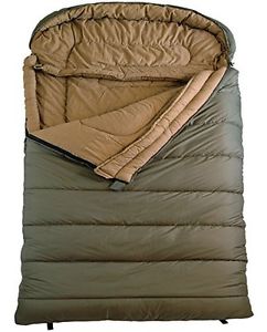 Sport Mammoth 0F Size 94" x 62" Sleeping Base Weather Camping Backpacking  Green
