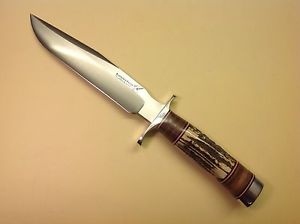 BLACKJACK MESSER  CLASSIC BLADES  MODEL 1-7  Leather Sambar Leather Outdoormesse