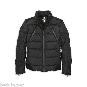 DUCATI Metropolitan Doudoune veste d'hiver doudoune noir neuf
