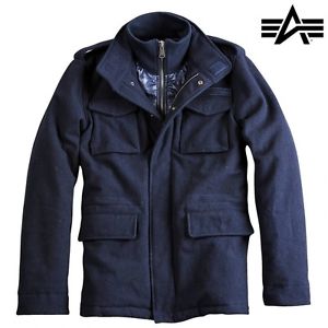 Alpha Industries Veste Homme Forrester Laine Des 2 en 1 Extérieur Fonction