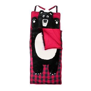 Sac de Couchage pour Enfant LazyOne avec un ours en guise d'oreiller