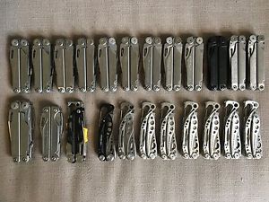 Leatherman Wave, Skeletool, Surge, Charge, Signal multitool - lot of 23