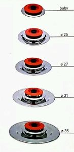 MAGIC COOKER SET COMPLETO 5 COPERCHI 17+ 25 +27 +31 +35 ACCIAIO INOX 18/10