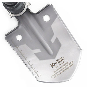 10X(Multifunctional Foldable Folding Tactical outdoor Camping Survival Emergenc）