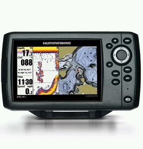 NEW Humminbird Helix 5 - Sonar GPS Combo. HD Color Display Boating GPS 409610-1