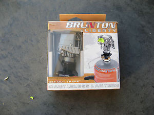Brunton Liberty Mantleless Backpacking Lantern Platinum Element BUTANE Japan NEW