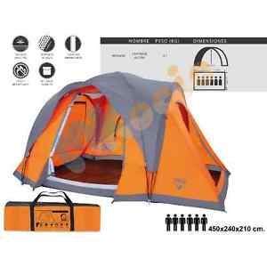 Tienda campaña 6 personas campbase 450 x 240 x 210 cm