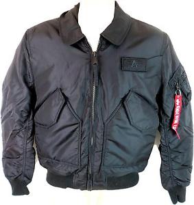 Alpha Industries Cwu Vf Tt Noir Pou Hommes Signature Fermeture Éclair Pilot