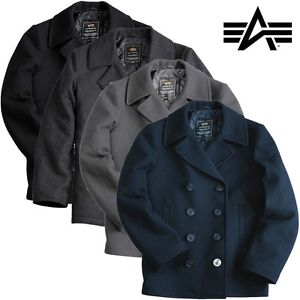 Alpha Industries Homme Manteau Caban USN Parka D'hiver Veste S à 3XL