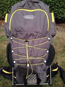 Vargo Outdoors Titanium Ti-Arc Ultralight External Frame Backpack Hiking 2lb6oz