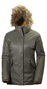 Helly Hansen W Hilton 2 Veste Parka Nuit D'olivier NOUVEAU