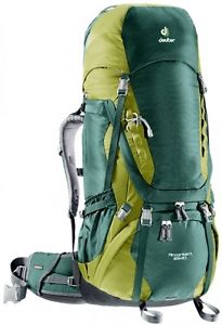 Backpack Trekking Hiking Viaggio DEUTER AIRCONTACT 65+10 Forest Moss