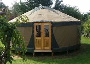 20' Polycotton Canvas Yurt Cover made by Spirits Intent