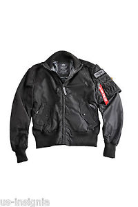 ALPHA INDUSTRIES STARFIGHTER NOIR VESTE D'AVIATEUR BLOUSON BOMBARDIER NEW & OVP