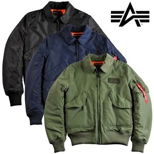 Alpha Industries Veste Homme CWU VF TT MA1 Bomber Jacket S M L XL XXL 3XL NEUF