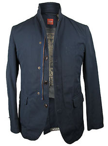 BOSS ORANGE Veste Ben-W en 48 ( Slim Fit ) bleu foncé hydrofuge