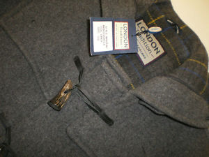 Duffle Coat by London Tradition, Gris Moyen