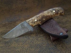 EXKLUSIVES CUSTOMS Zlatoust Damast Messer Outdoor / Jagdmesser 180 Lagen HRC-60