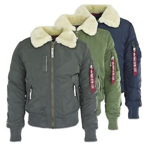NEUF ALPHA INDUSTRIES MA-1 INJECTEUR 3 VESTE - SAUGE/MARINE/GRIS- AVEC ÉTIQUETTE