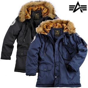 Alpha Industries Veste Homme Polar Duvet Doudoune Manteau Parka MA1 S à 5XL