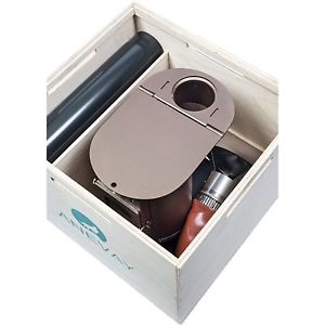 NEW Traveller Stove™ Box Bundle.  Honey Glow Brown Stove (with wings)