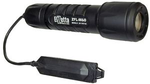 Elzetta ZFL-M60-LS2A Tactical Weapon LED Flashlight with Low Profile Bezel, 2-Ce