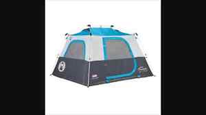 NEW COLEMAN INSTANT CAMPING HIKING OUTDOOR 10 x 9 TENT 6 PERSON FAMILY MINI-FLY